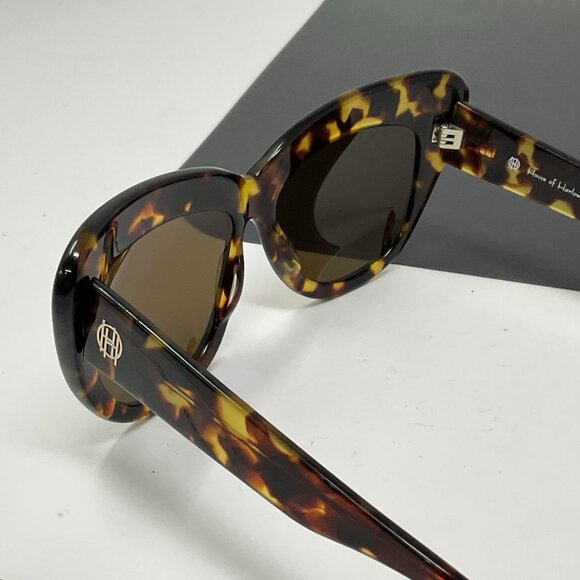 House Of Harlow 1960 CHELSEA Sunglasses Oversized Tortoise Rare main image 11